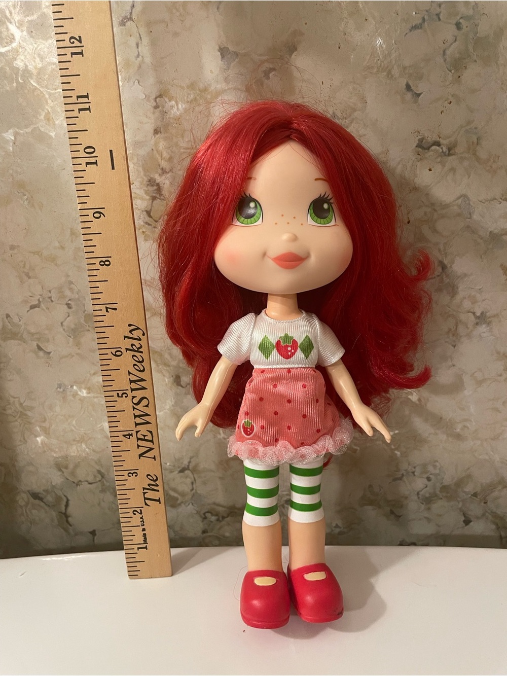 Strawberry Shortcake Hasbro Doll with Pink and Green Strawberry Outfit